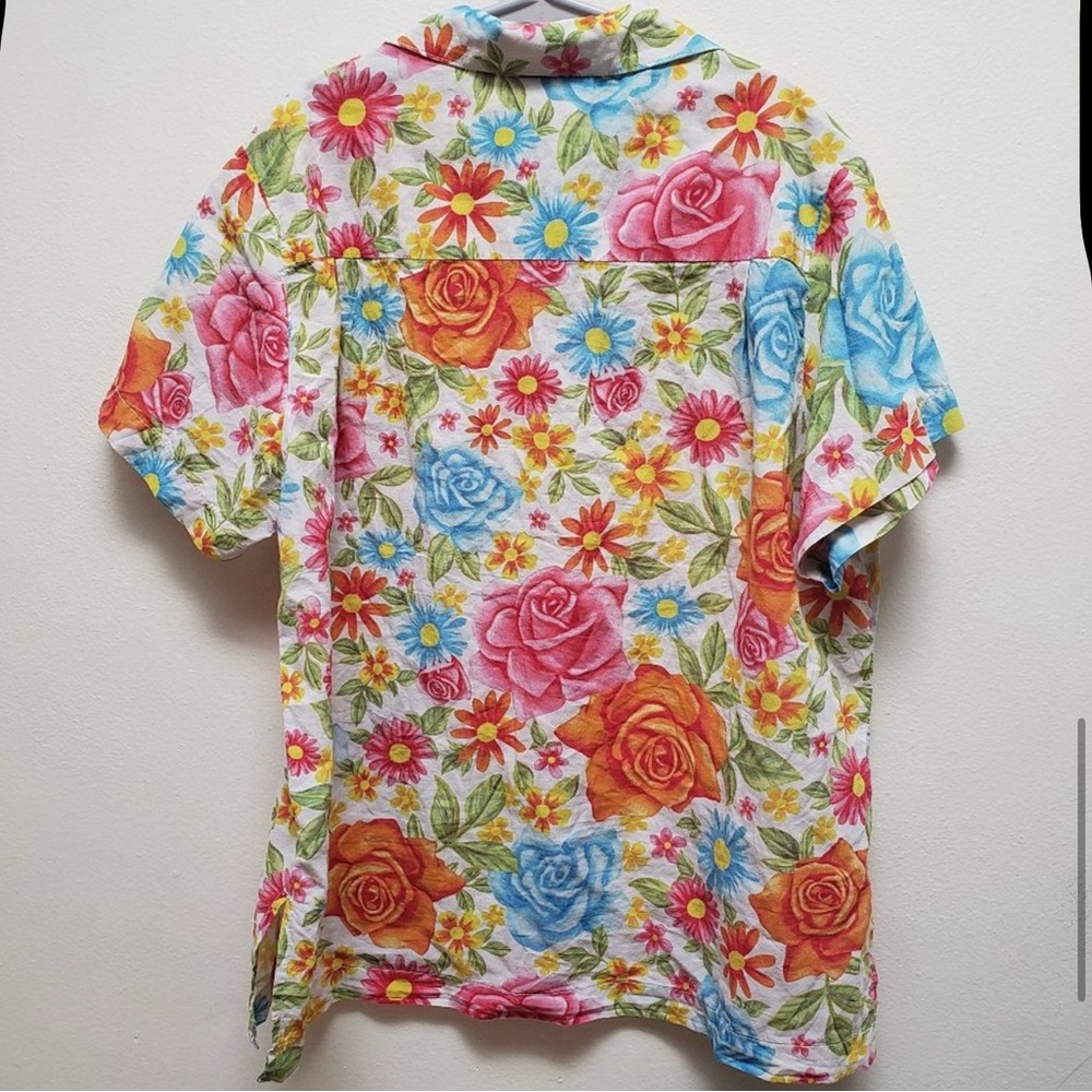 Big Bud Press Vintage Wallpaper Pantry Button-Up - Picture 3 of 4